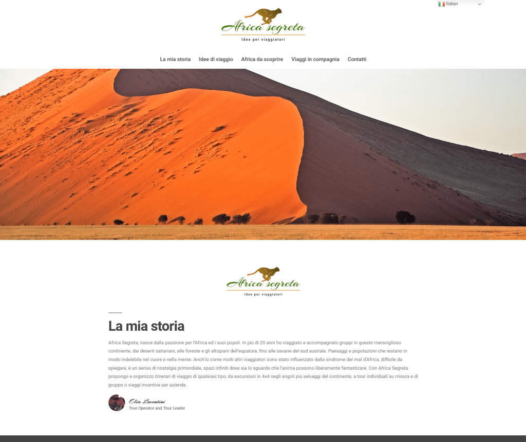 Sito web Africa Segreta